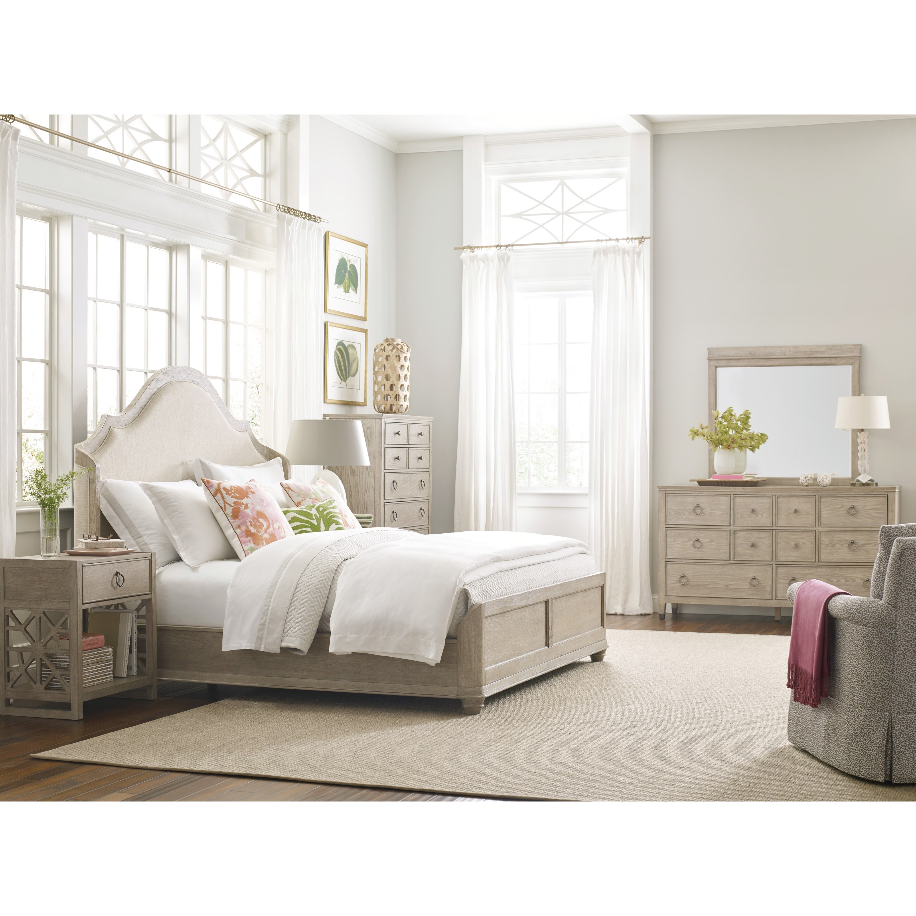 American Drew Vista 803 Q Bedroom Group 1 Queen Bedroom Group Mueller